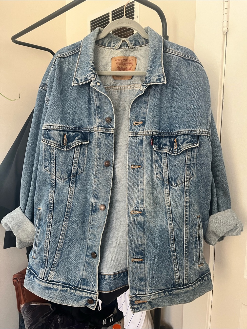 Levi's Vintage Oversized Light Wash Denim Jacket